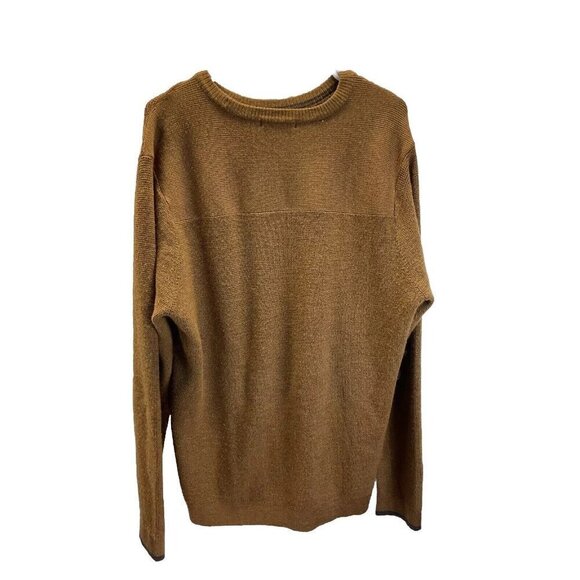 Smartwool Sweater Mens XXL Brown Merino Wool Knit Crewneck Pullover Casual - Picture 2 of 8